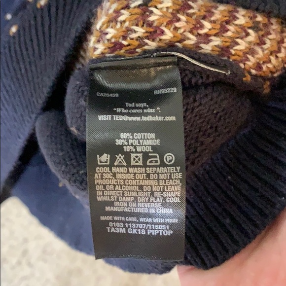 Ted Baker Pattern Sweater - Picture 4 of 4